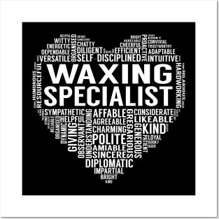 Waxing Specialist Heart Posters and Art